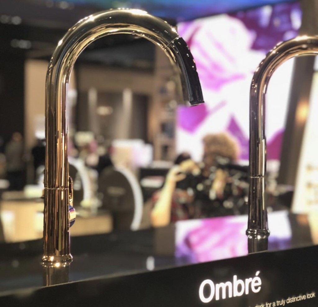 We have seen Ombré everywhere in the design world. Now mixed-finish faucets are taking the stage.